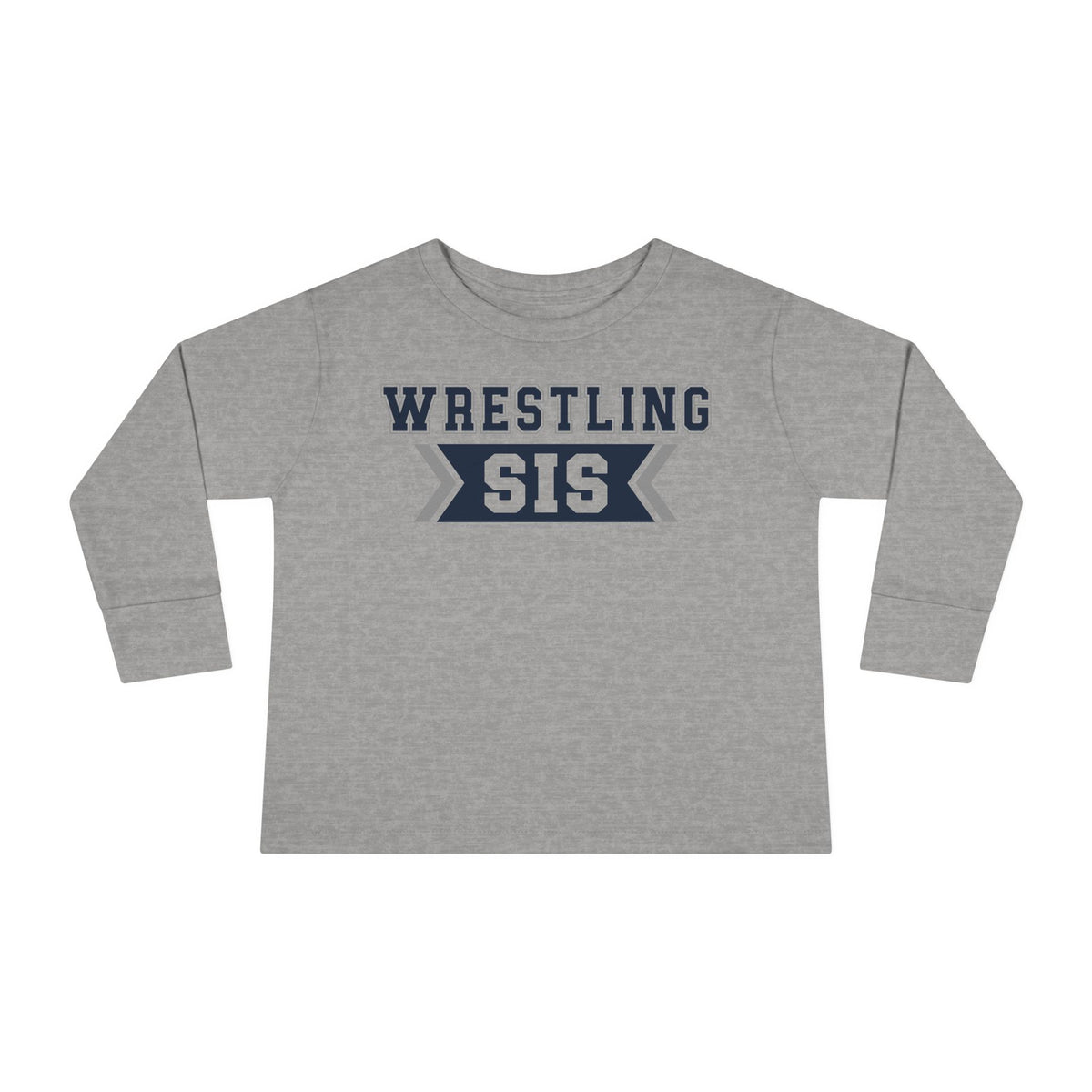 Wrestling Sis Toddler Long Sleeve Tee