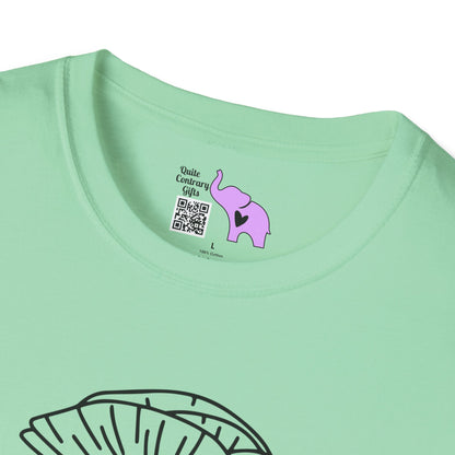 Faith (Vertical, Floral) Adult T-shirt