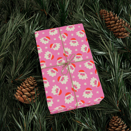 Jolly in Pink Wrapping Paper