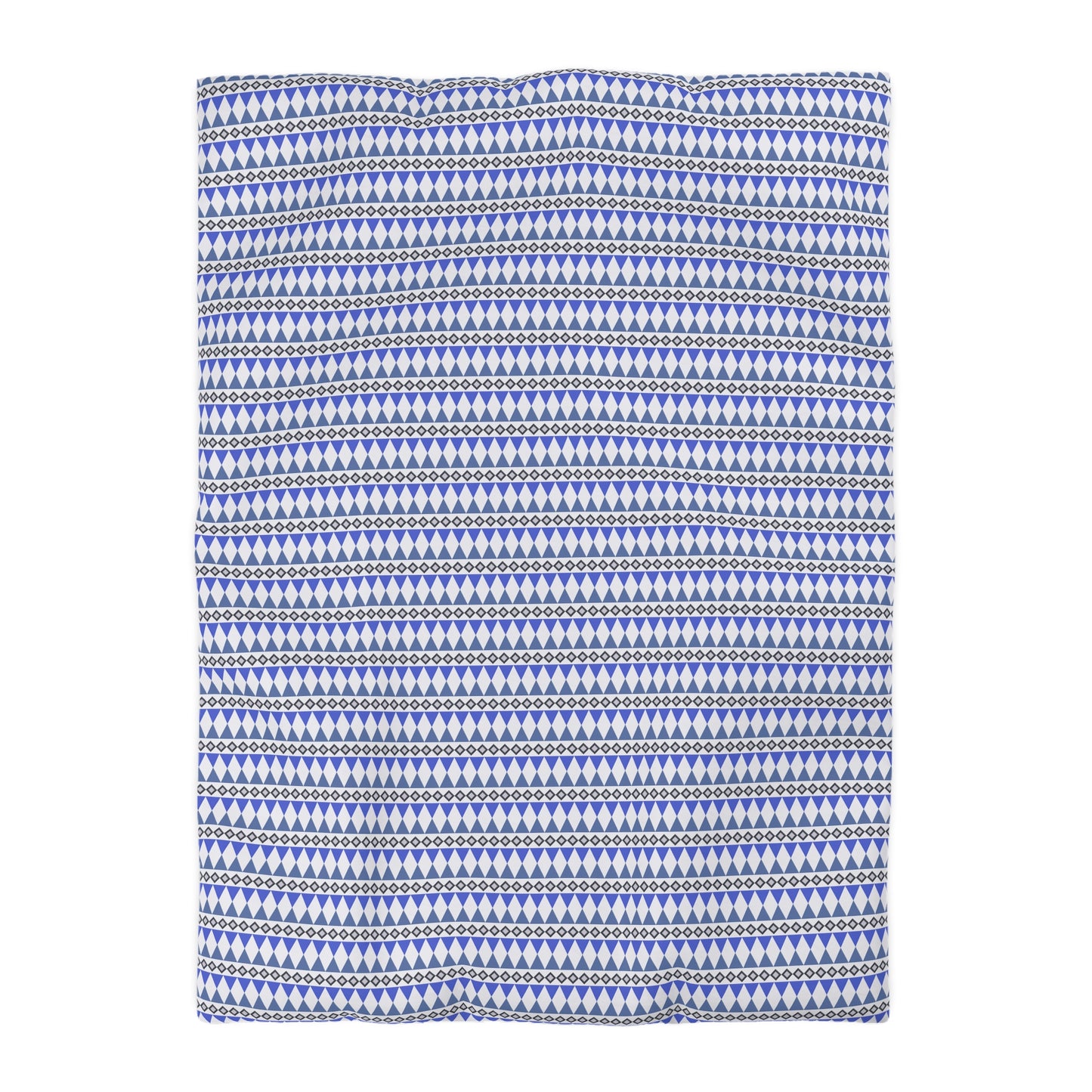 Sapphire Cairn Stripes Microfiber Duvet Cover