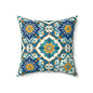 Mediterranean Lace Throw Pillow