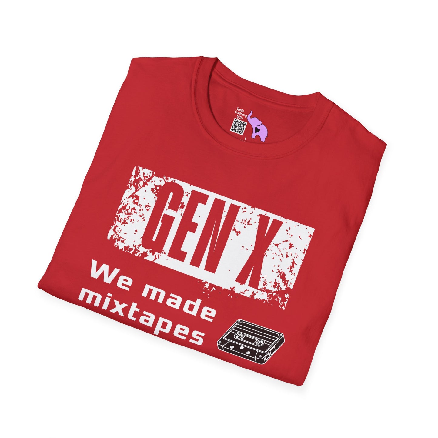 Gen X We Made Mixtapes Not Tiktoks Adult T-shirt