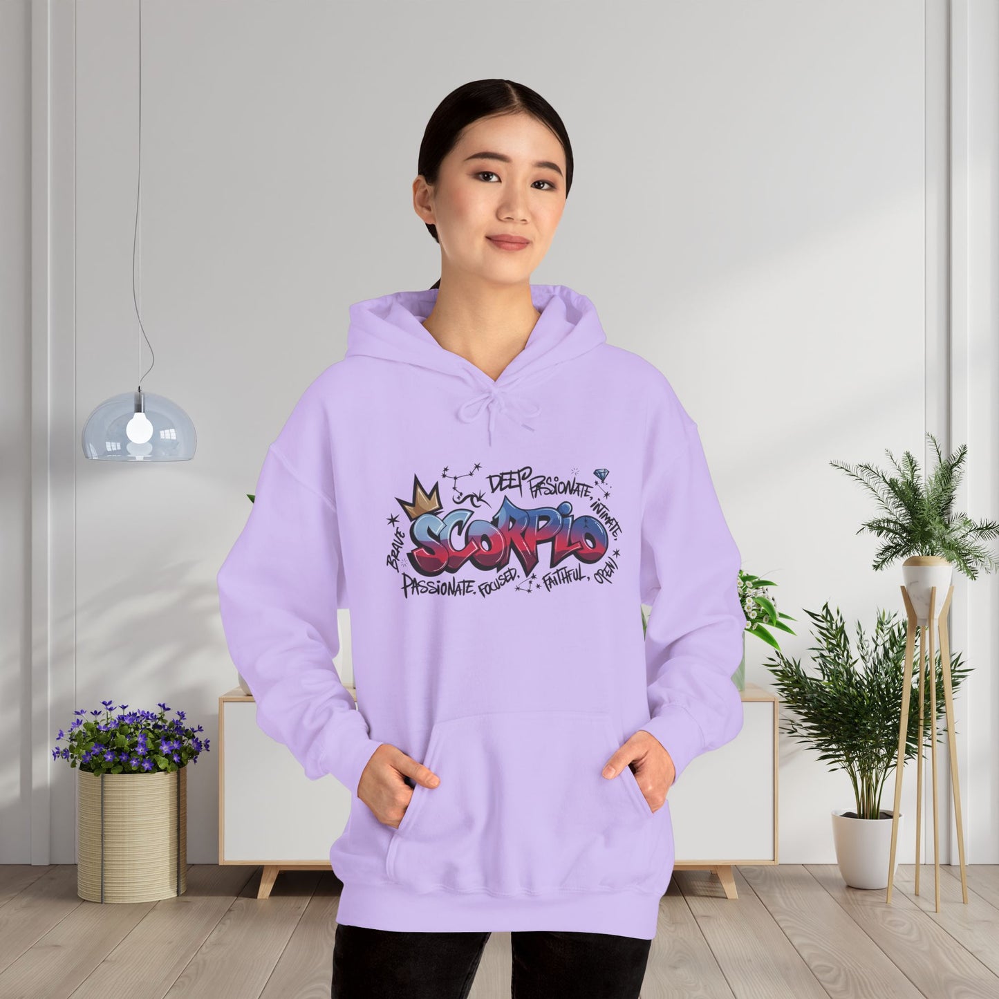 Scorpio Street Art Heavy Blend™ Hooded Sweatshirt