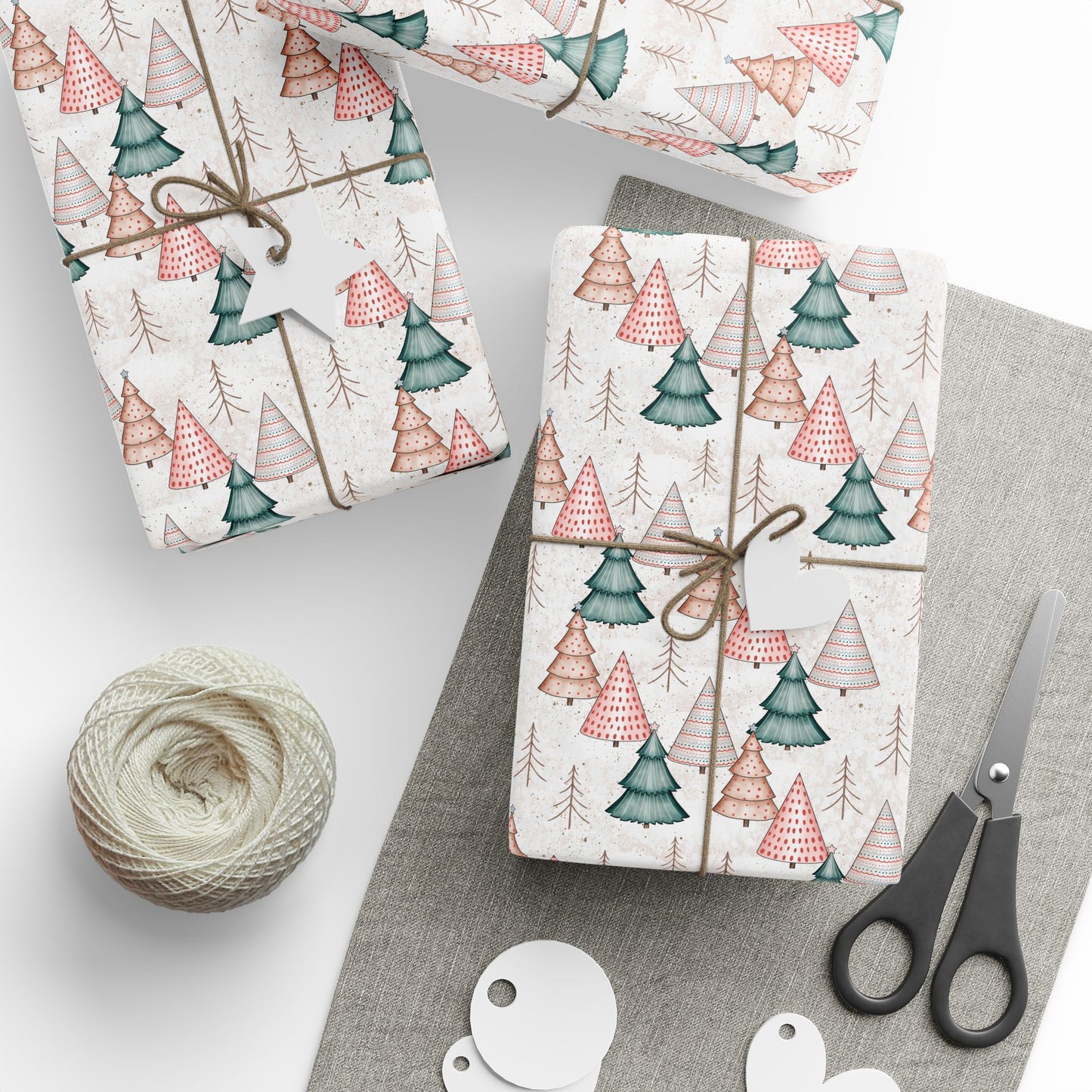 Merry Pines Wrapping Paper
