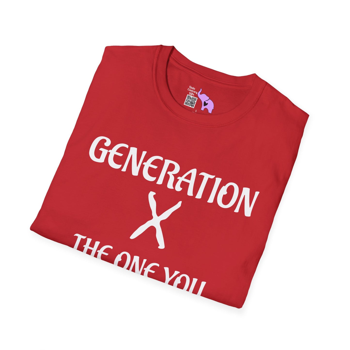 Generation X The One You Were Warned About Adult T-shirt