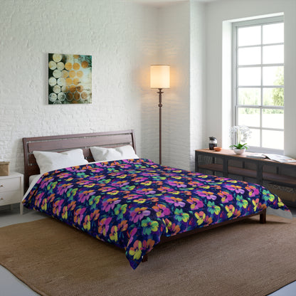 Watercolor Flowers Comforter