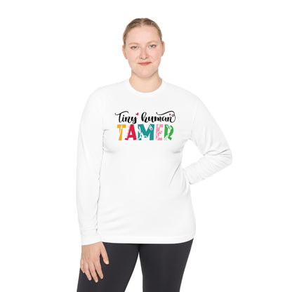 Tiny Human Tamer (Teacher) Adult Long Sleeve Tee