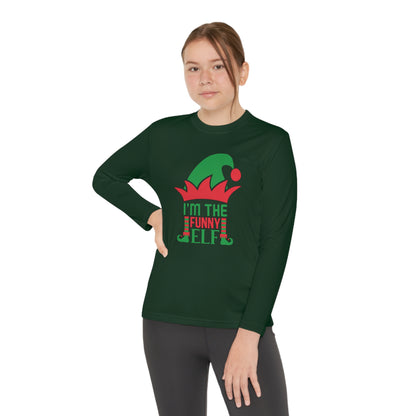 I'm The Funny Elf Youth Long Sleeve Tee