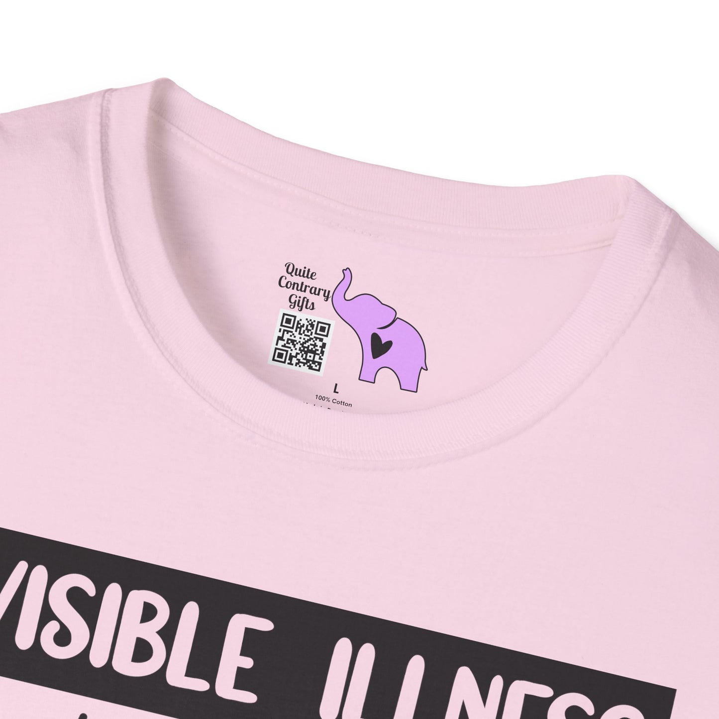 Invisible Illness: Just Because You Can't See It Doesn't Mean It's Not Real Adult T-shirt