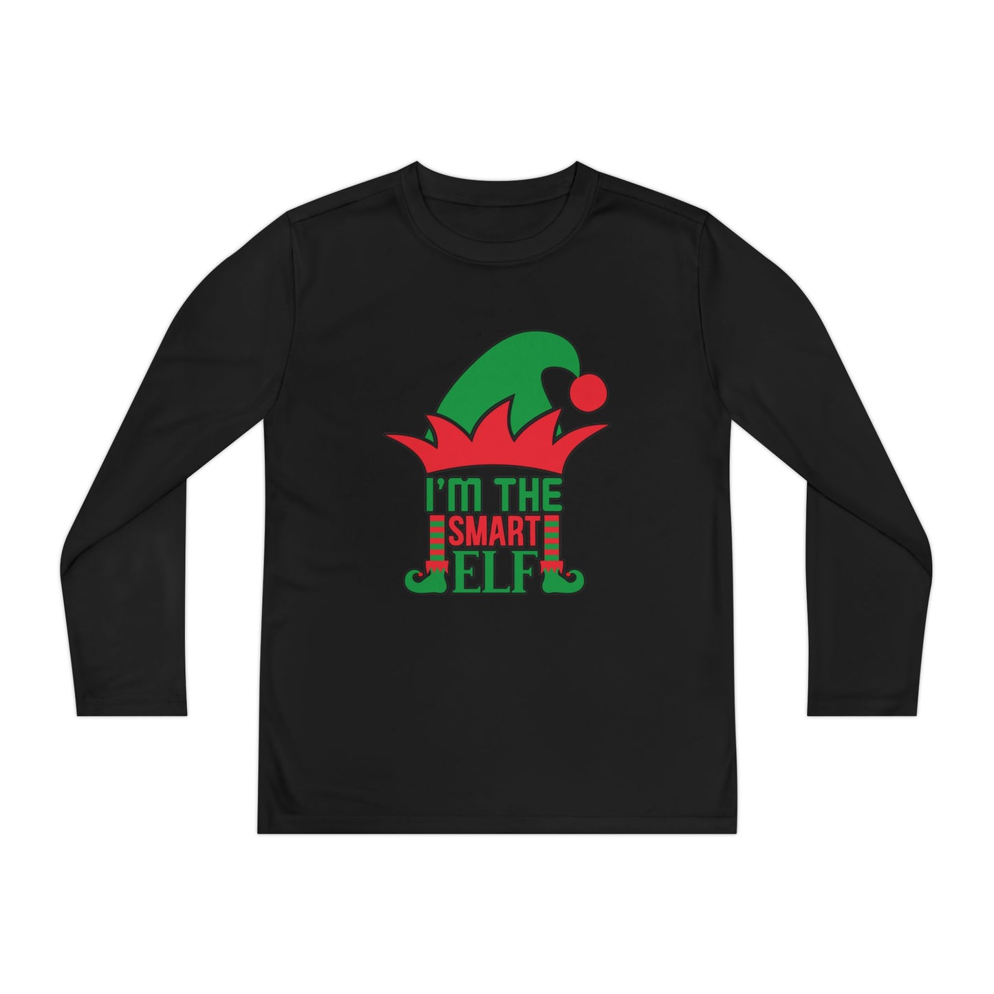 I'm The Smart Elf Youth Long Sleeve Tee