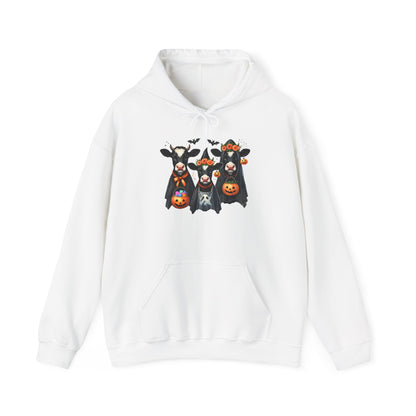Trick or Treating Cows Heavy Blend™ Hooded Sweatshirt