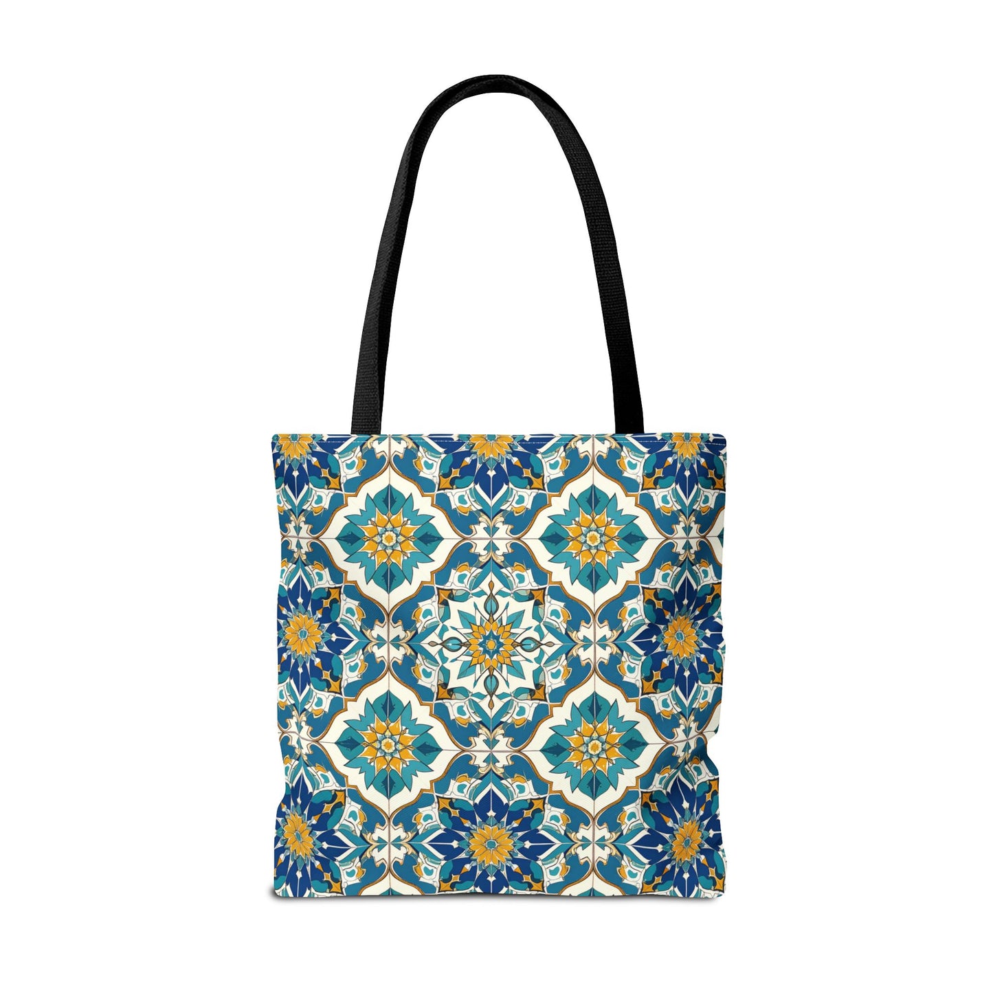 Mediterranean Lace Canvas Tote Bag