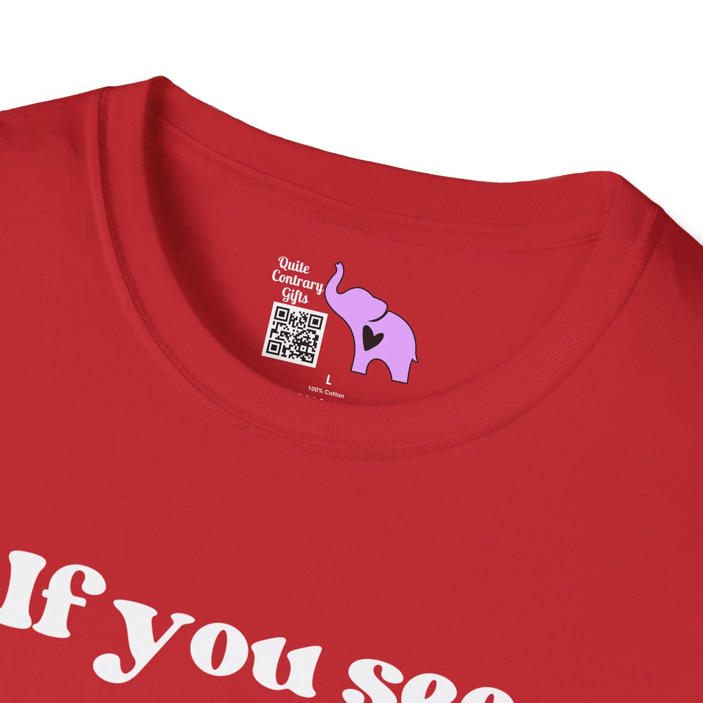 If You See Me Running... Adult T-shirt