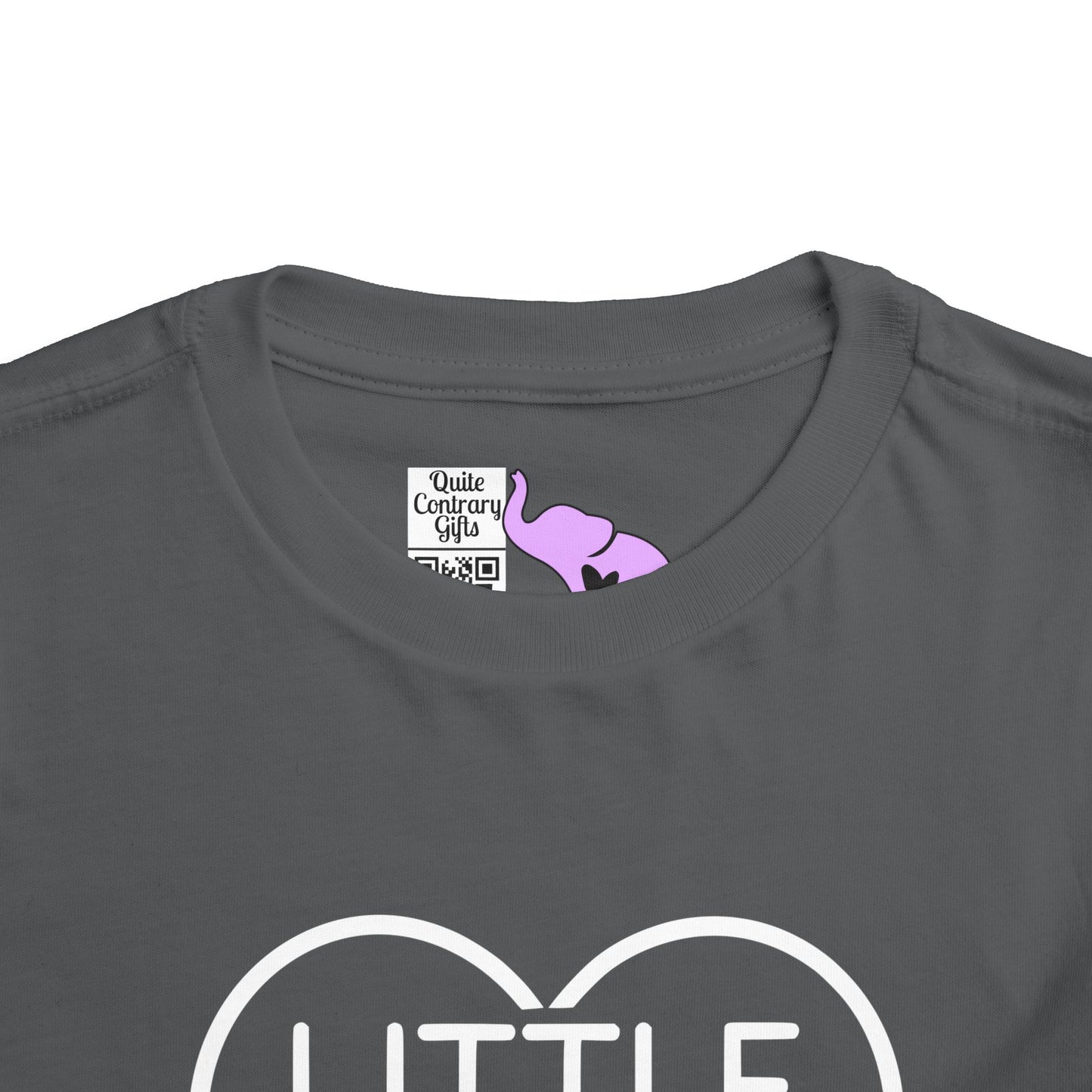 Little Sister (Heart) Toddler Tee