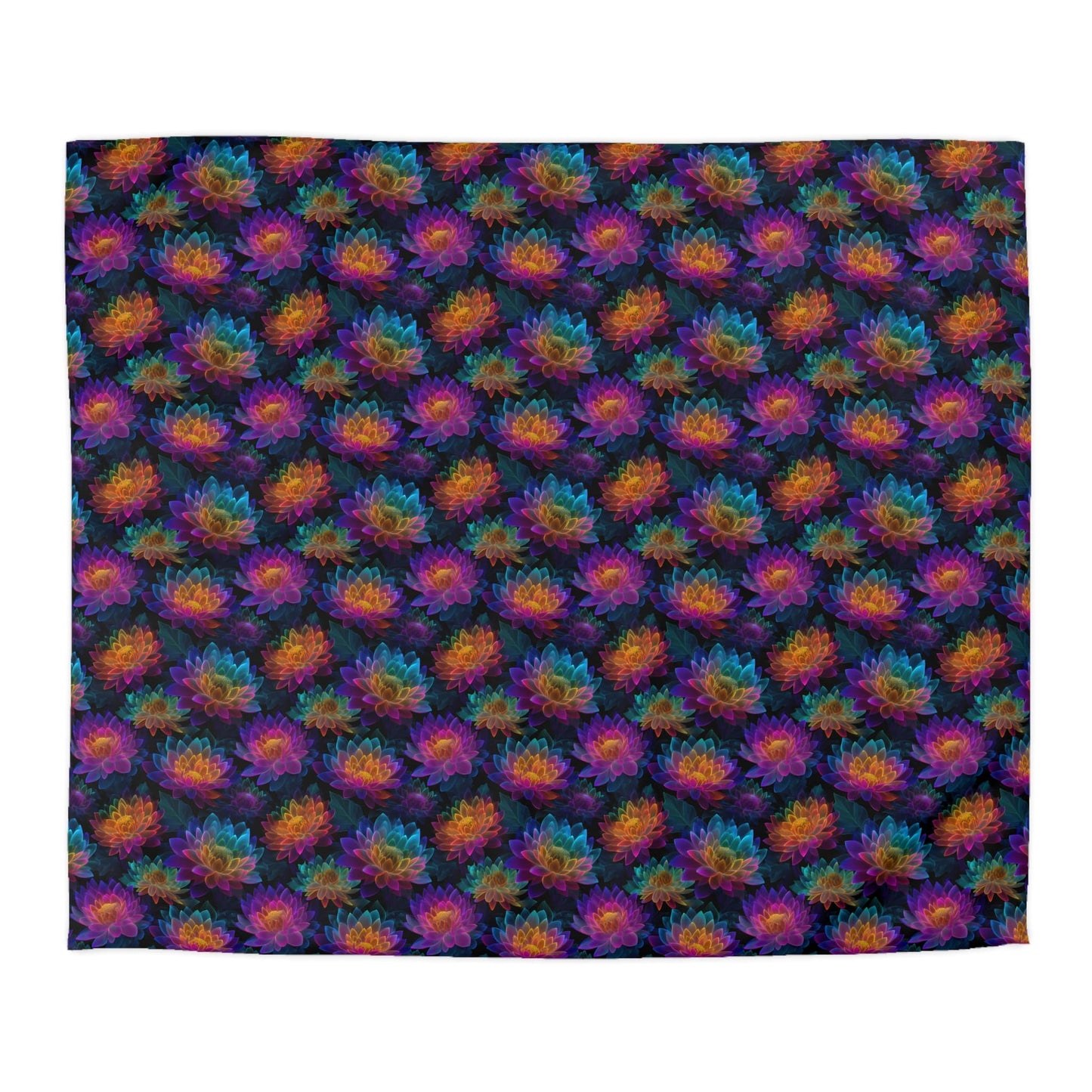 Luminous Lotus Duvet Bedding Set