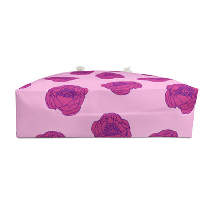 Rosy Dream Peonies Weekender Bag