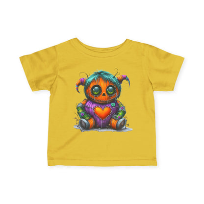 Patchwork Pumpkin Heart Infant T-Shirt