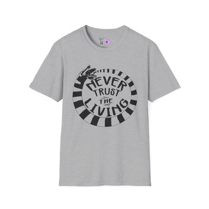 Never Trust The Living Beetlejuice Adult T-shirt