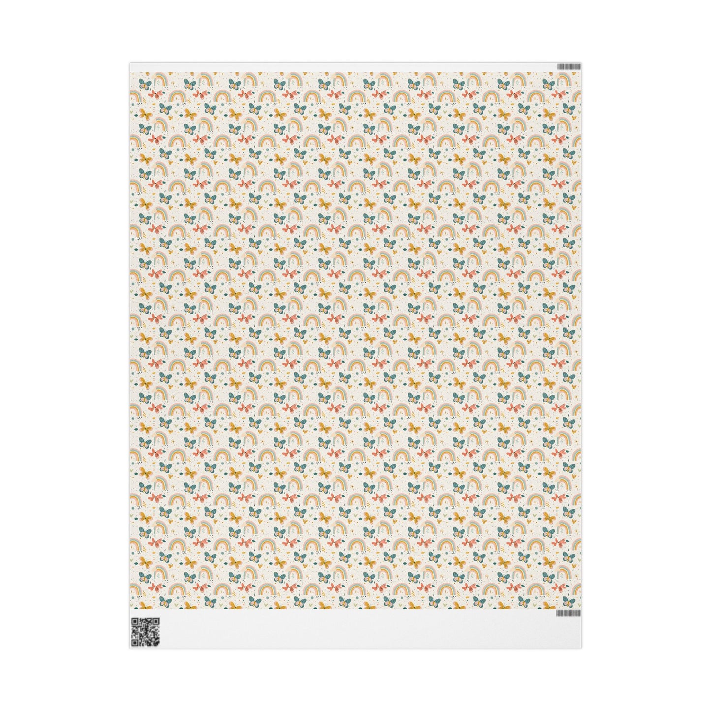 Whispering Wings & Rainbows Wrapping Paper