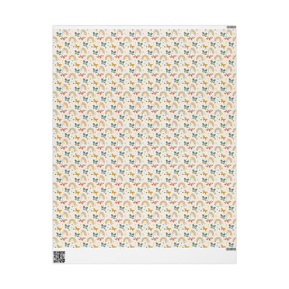Whispering Wings & Rainbows Wrapping Paper
