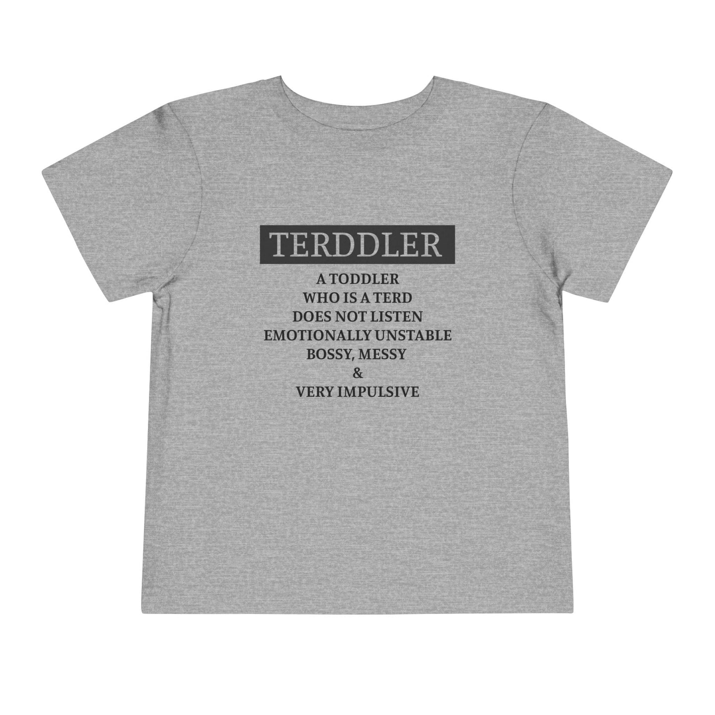Terddler Definition Toddler Tee