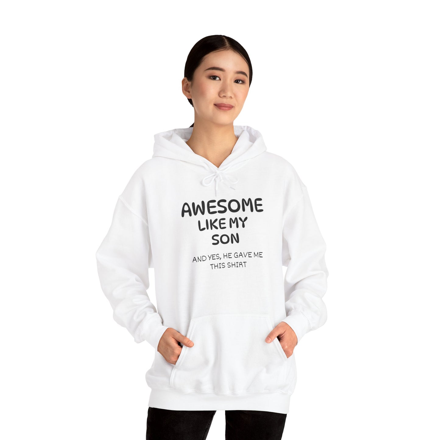 Awesome Like My Son Heavy Blend™ Hooded Sweatshirt