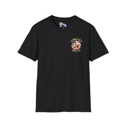 Gold Star Grandpa Forever Proud Adult T-shirt