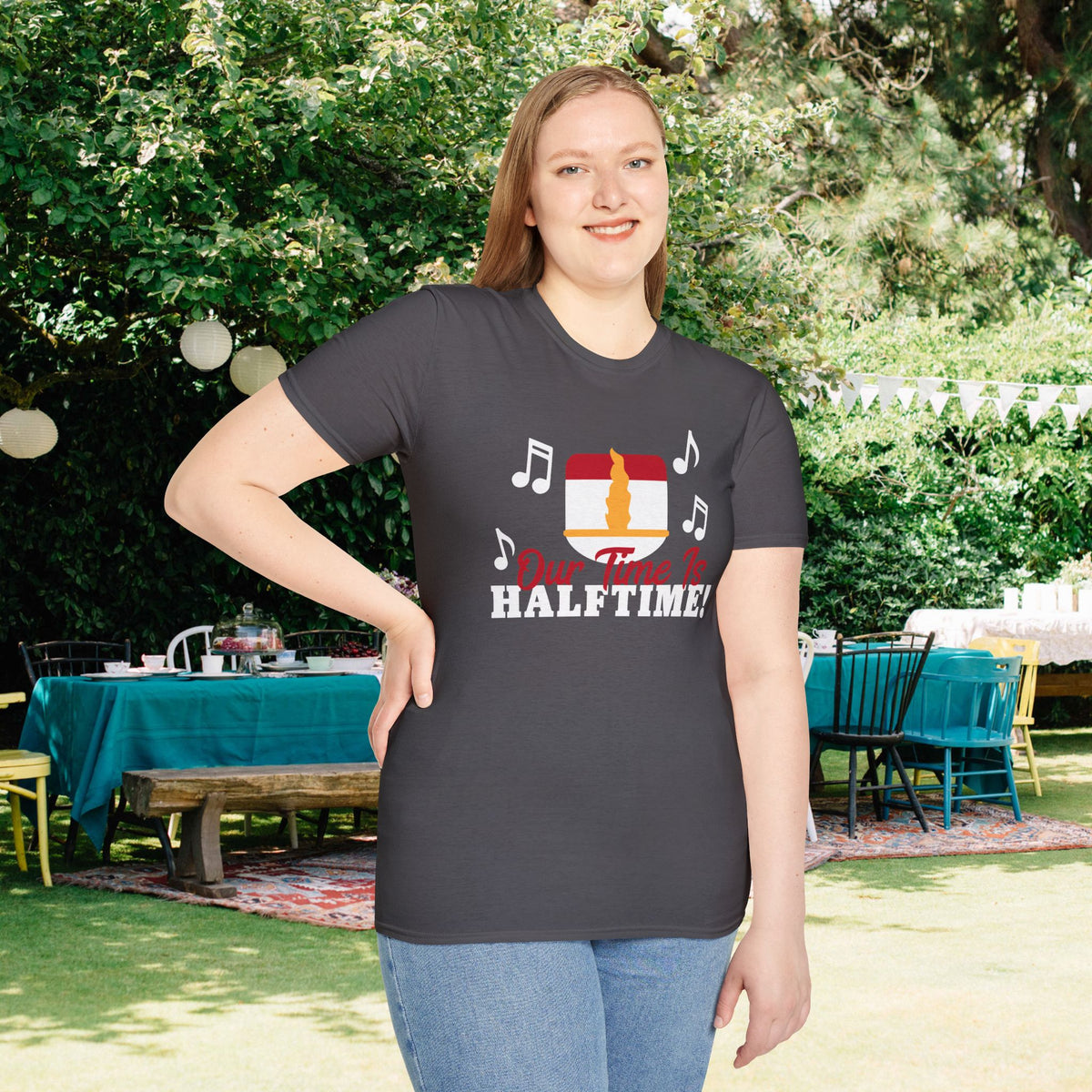 Our Time is Halftime Adult T-shirt