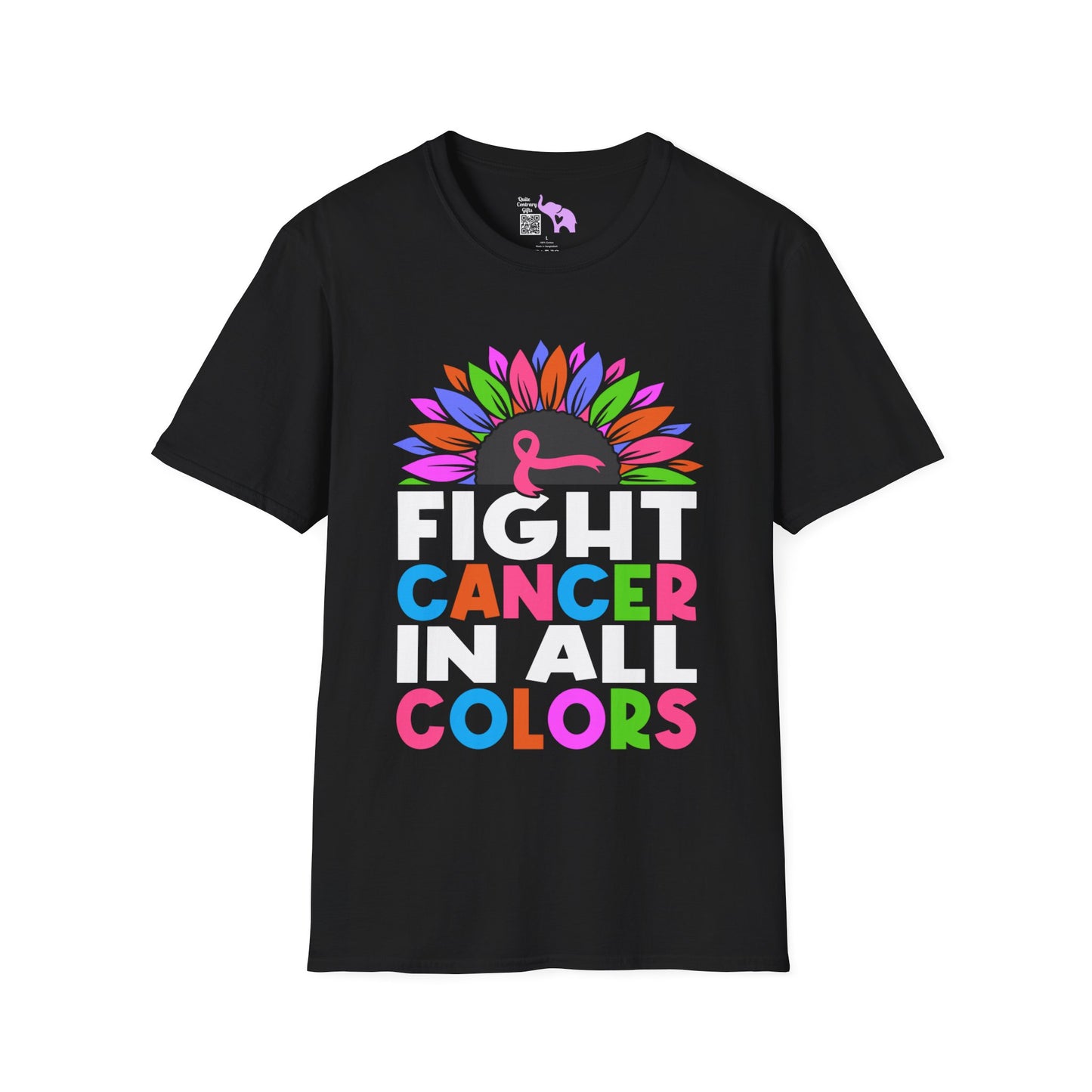 Fight Cancer in All Colors 26 Adult T-shirt
