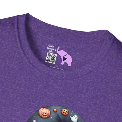Spooky Season Cute Ghost Adult T-shirt