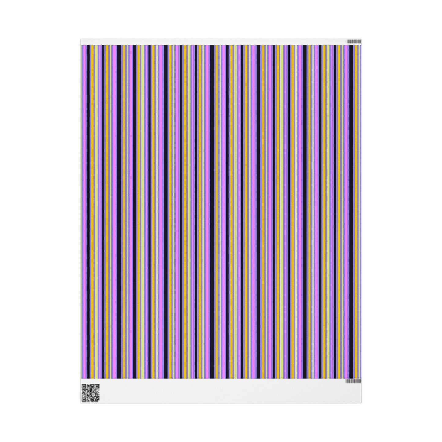 Midnight Pop Stripes Gift Wrap