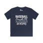 Baseball Is My Favorite Season Youth Softstyle Tee