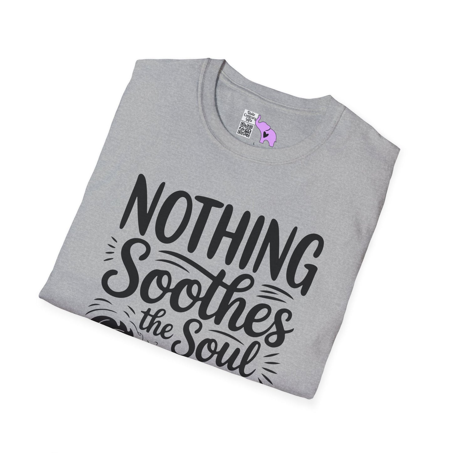 Nothing Soothes the Soul Like A Walk on the Beach Adult T-shirt