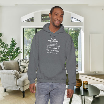 I'm Not Clumsy Heavy Blend™ Hooded Sweatshirt
