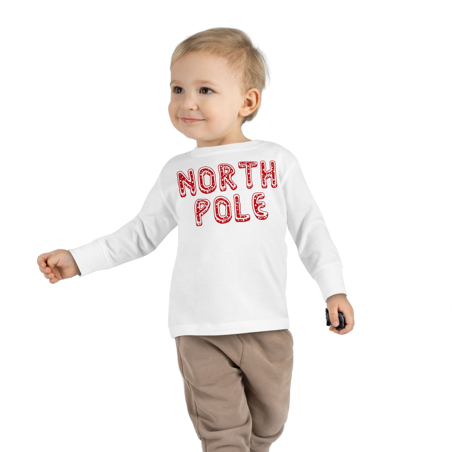 North Pole Toddler Long Sleeve Tee