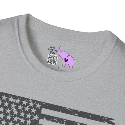 Best Dad Ever (Flag) Adult T-shirt