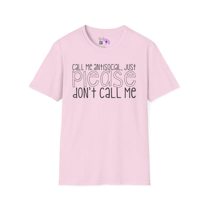 Call Me Anitsocial But Please Don't Call Me Adult T-shirt