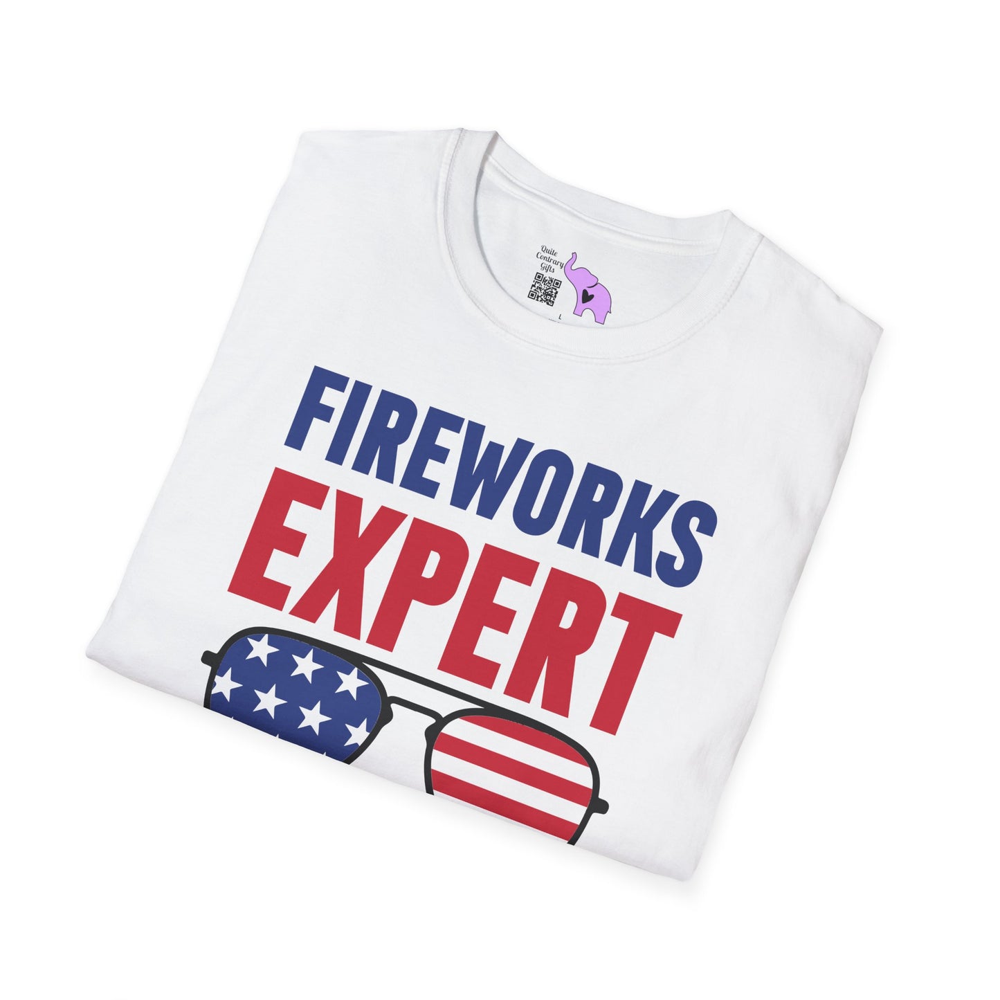 Fireworks Expert If I Run You Run Adult T-shirt