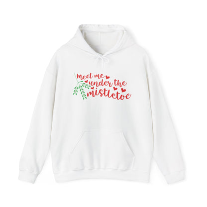 Meet Me Under The Mistletoe Adult Heavy Blend™ Hooded Sweatshirt