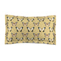 Golden Flutter Microfiber Pillow Sham