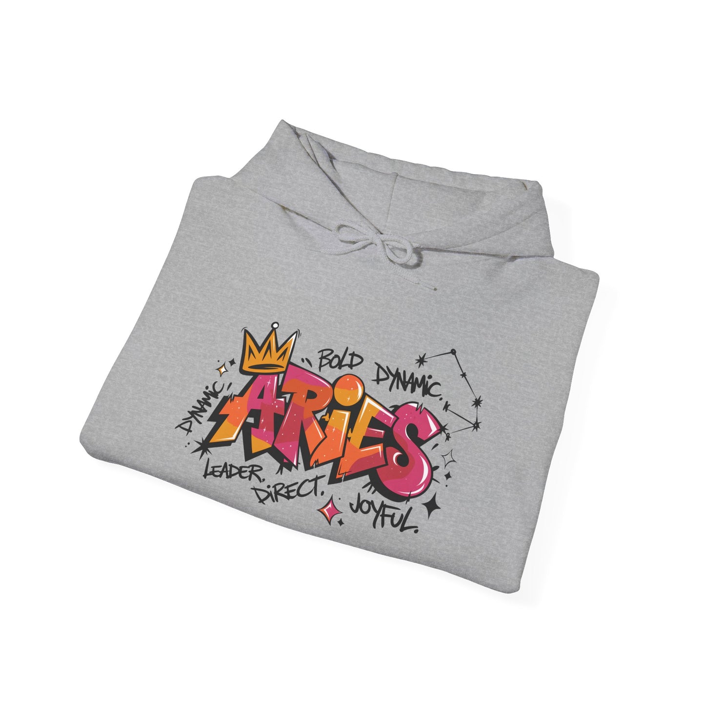 Aries Street Art Heavy Blend™ Hooded Sweatshirt