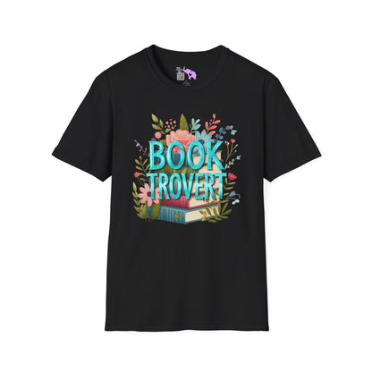 Booktrovert (Floral) Adult T-shirt