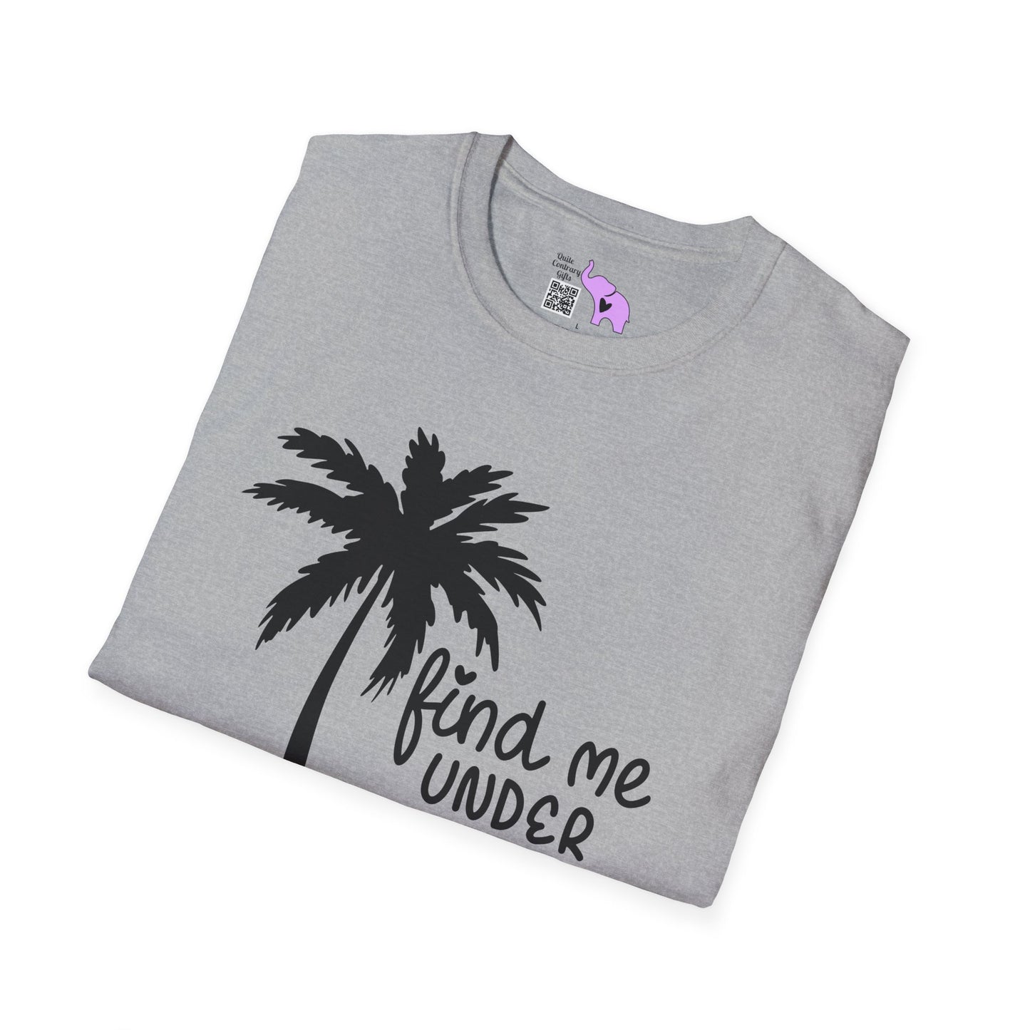 Find Me Under The Palms Adult T-shirt