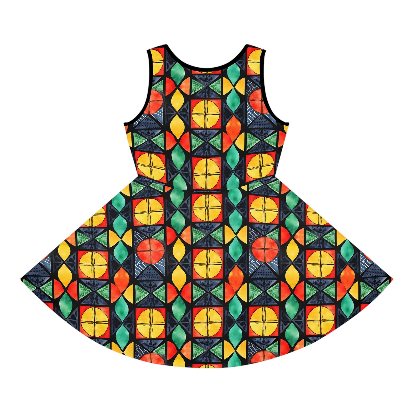 Candlelight Burst Girls' Sleeveless Sundress