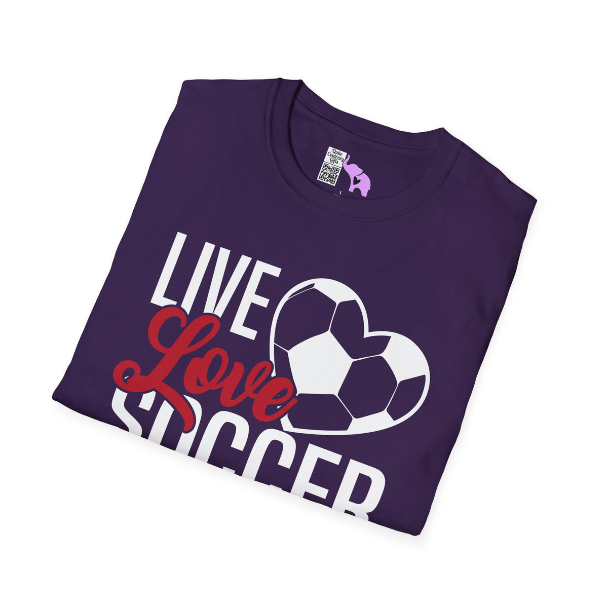 Live Love Soccer Adult T-shirt