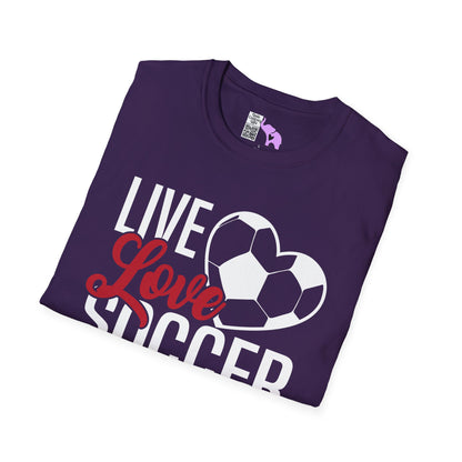 Live Love Soccer Adult T-shirt
