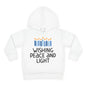 Hanukkah Wishing Peace & Light Toddler Pullover Fleece Hoodie