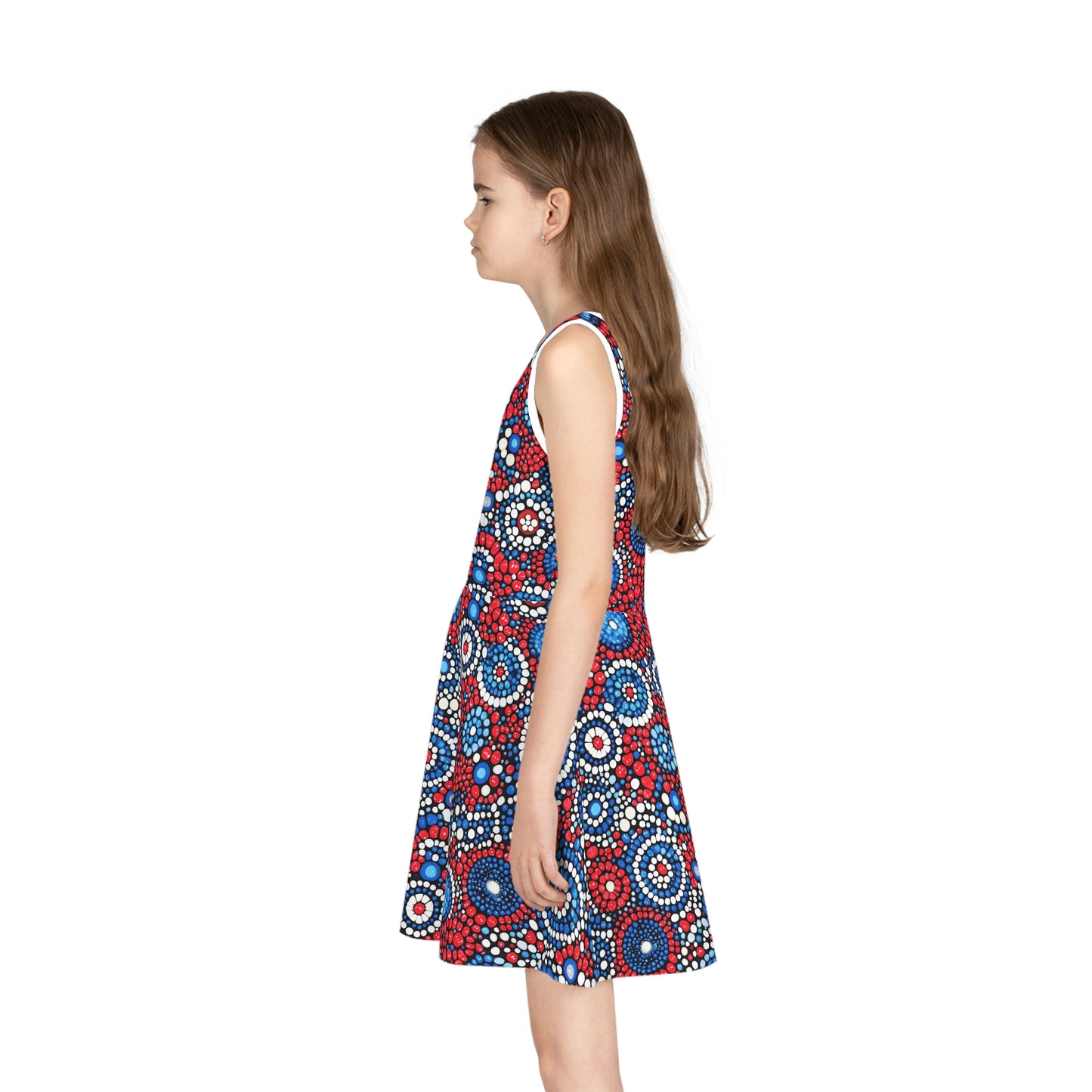 Patriot Pulse Girls' Sleeveless Sundress