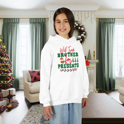 Will Trade Brother For Presents Youth Hoodie