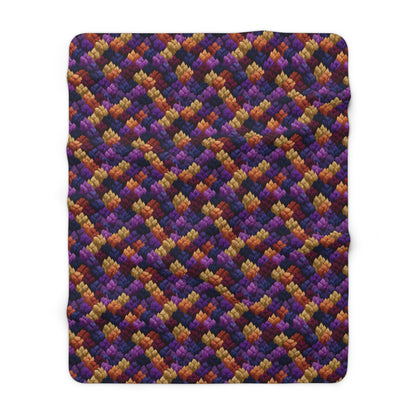 Velour Garden Fleece Blanket
